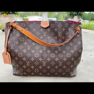 Authentic LV Graceful MM MNG Pivoine